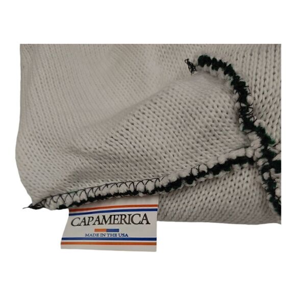 UNISEX KNIT CAPAMERICA POM BEANIE HAT. - Picture 8 of 8